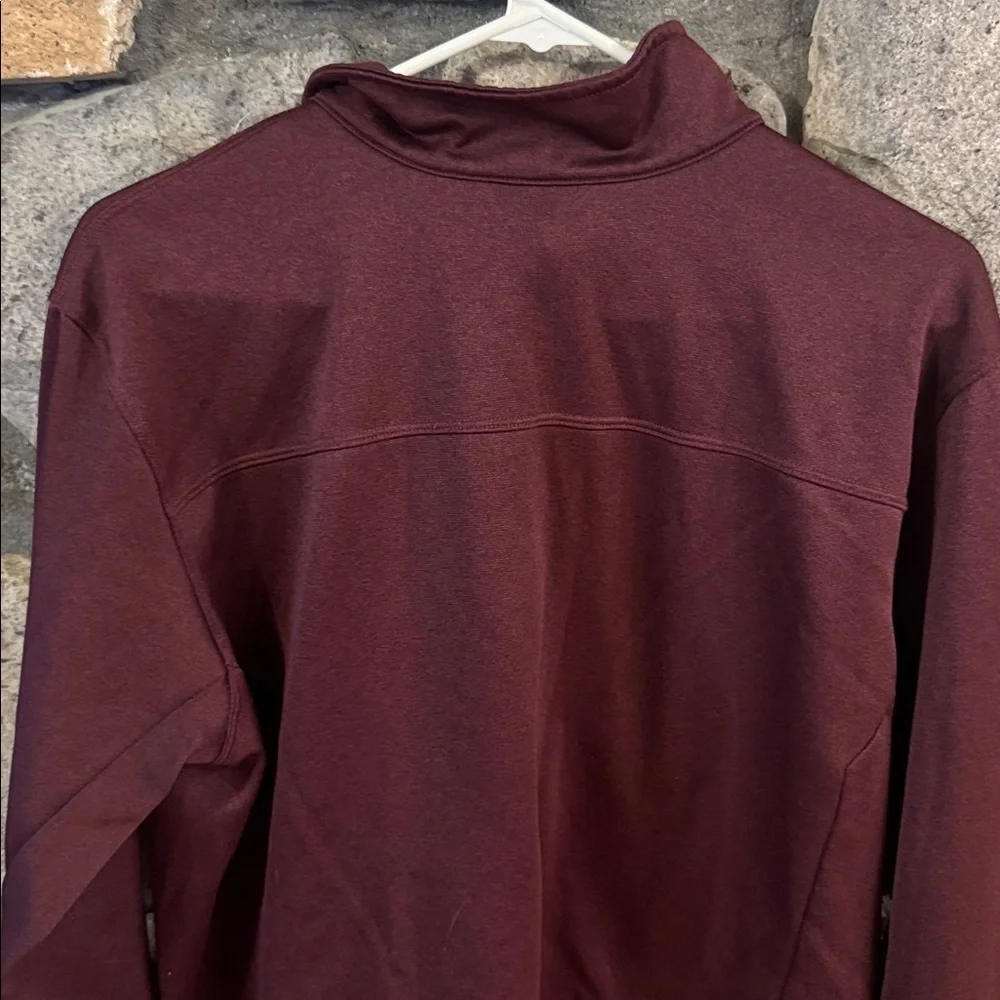 The North Face Burgundy Quarter-Zip Pullover men’s large